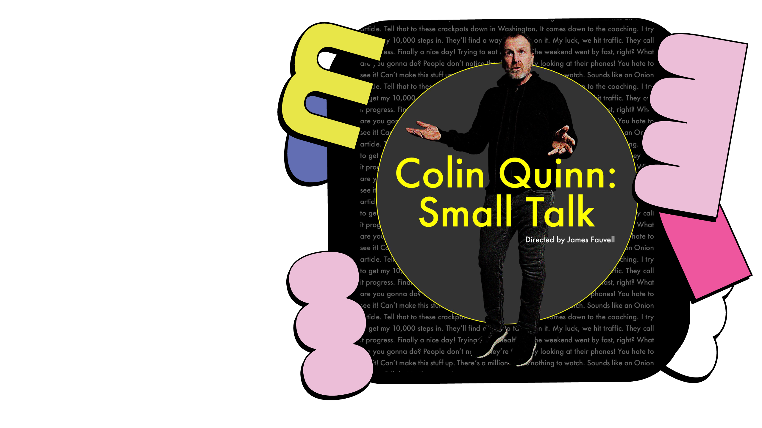Promotional image for Colin Quinn: Small Talk