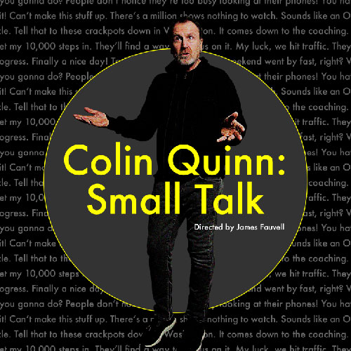 Promotional image for Colin Quinn: Small Talk