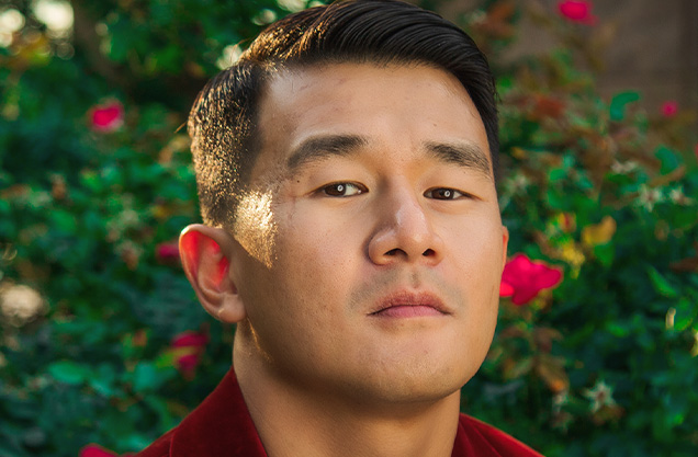 Promotional image for the artist Ronny Chieng